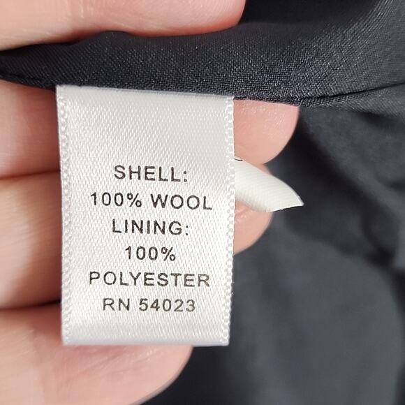 Banana Republic Checkered Wool Dress with Belt, Size 6 - Picture 7 of 8